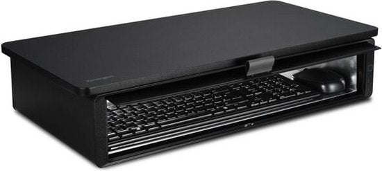 Kensington UVStand™ Support pour moniteur avec compartiment de stérilisation UVC/tiroir de rangement - Noir