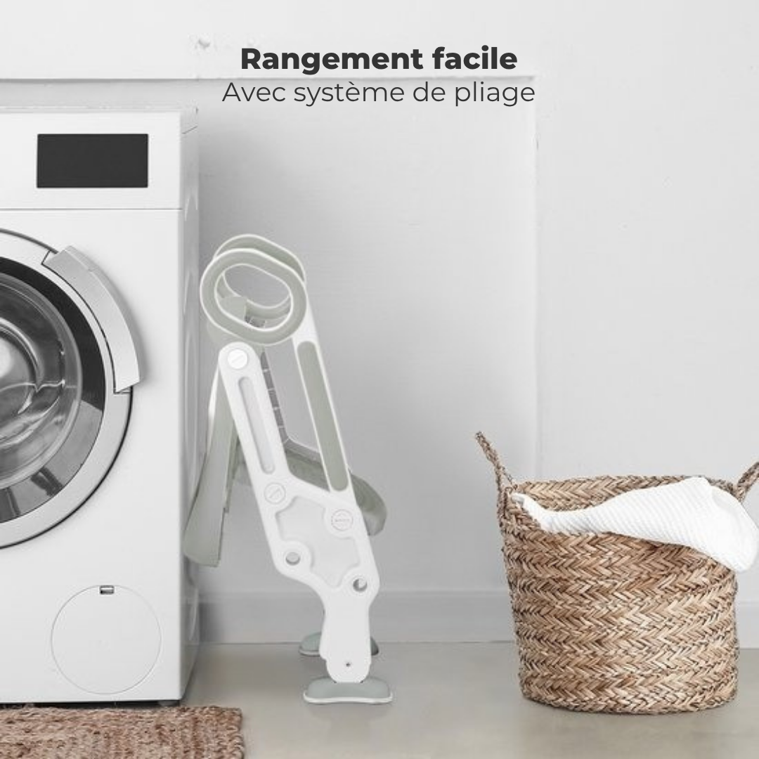 Réducteur de toilettes LifeGoods - Pot pour enfant - 2 à 7 ans - Gris/Blanc