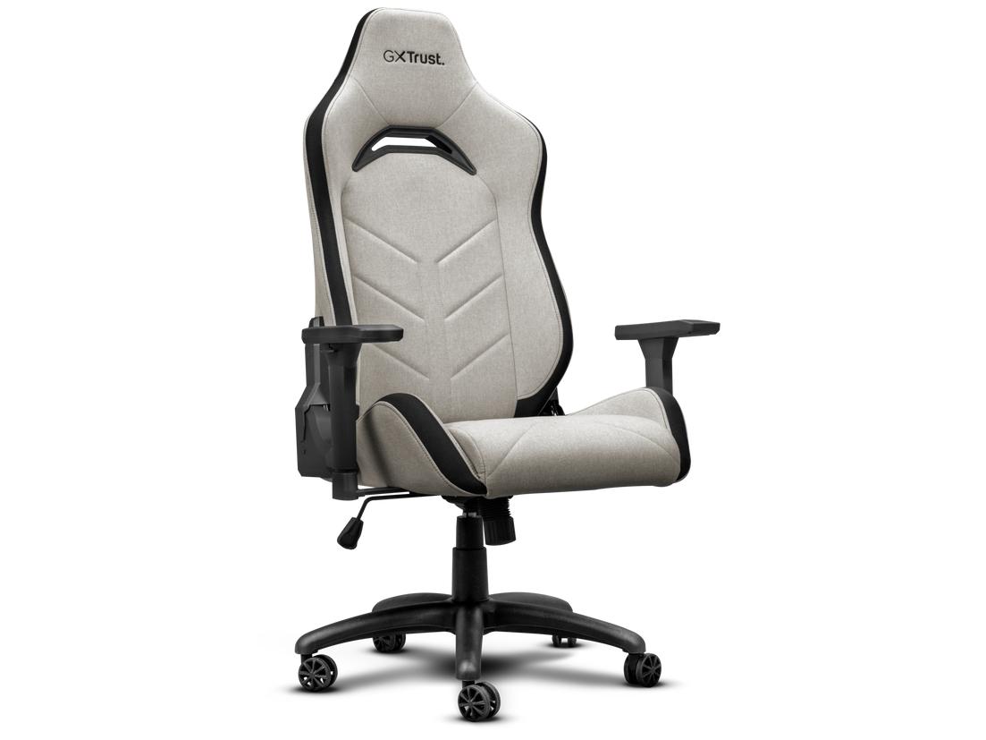 Fauteuil gaming Trust GXT 723 Ruya - Tissu confortable - Beige