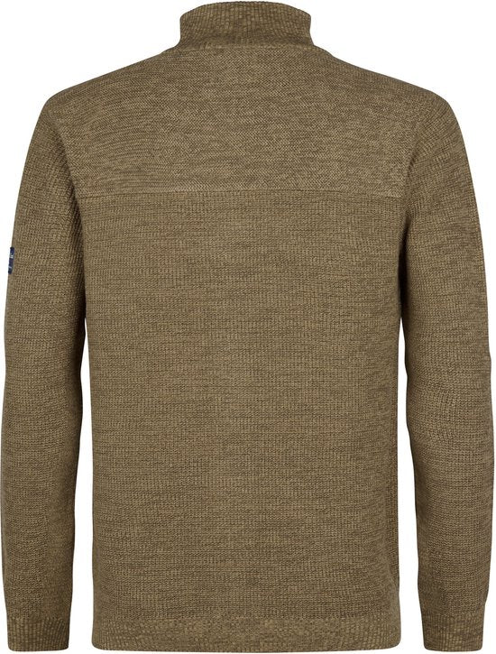 Petrol Industries - Gilet en maille pour homme Bristol - Marron - Taille XXXL