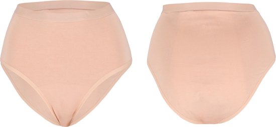Bamboo Elements - Menstrual Underwear - High Waist Brief - Nude - Period Underwear - Menstrual Briefs - Menstrual Underpants - Underwear Ladies Briefs