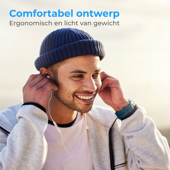 Nuvance - Ecouteurs intra-auriculaires avec fil - USB-C - Plastique blanc - Avec microphone et contrôle en ligne - Son clair et port confortable - Pour smartphones modernes