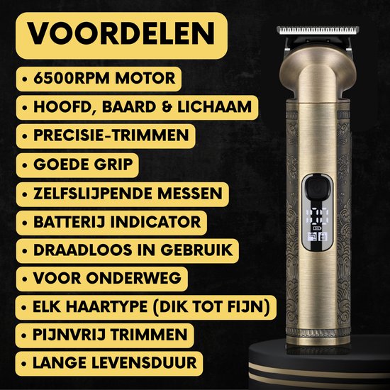 Tondeuse à barbe 8-en-1 pour homme + sac de voyage - Tondeuse pour barbe et corps - 8 accessoires inclus - Tondeuse pour homme - Tondeuse pour homme - Tondeuse à cheveux - Tondeuses - 0.5-15MM - Nez et oreilles - Tondeuse - Machine à barbe - Multigroomer