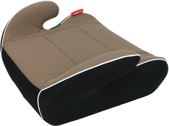 Rehausseur Carkids I-Size Sam - Conforme à la norme I-Size R-129 - Pour les enfants mesurant entre 125 et 150 cm – Housse amovible et lavable - Installation flexible - Taupe/Noir