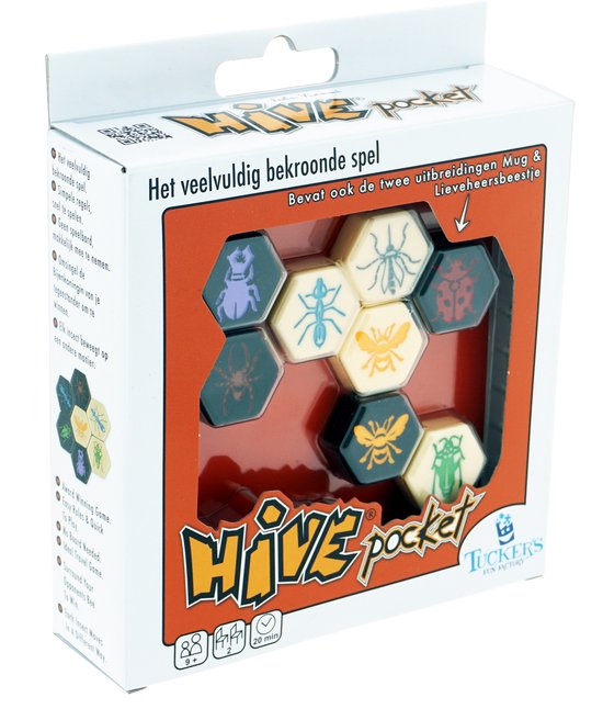 Jeu de voyage Hive - Jeu de poche - Extensions « Moustique » et « Coccinelle » incluses