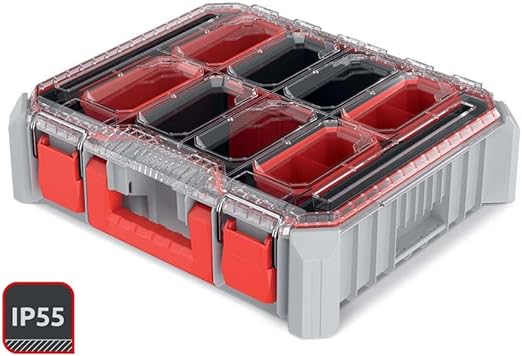 Kistenberg C BLOCK BRIDGE Cool Grey 4C Organisateur d'outils avec boîtes