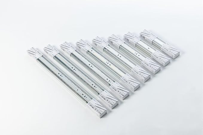 GTV H45 Glissières de tiroir Versalite Plus+ - guidage à billes avec amortissement - hauteur = 45 mm - capacité de charge 30 kg - 400 mm