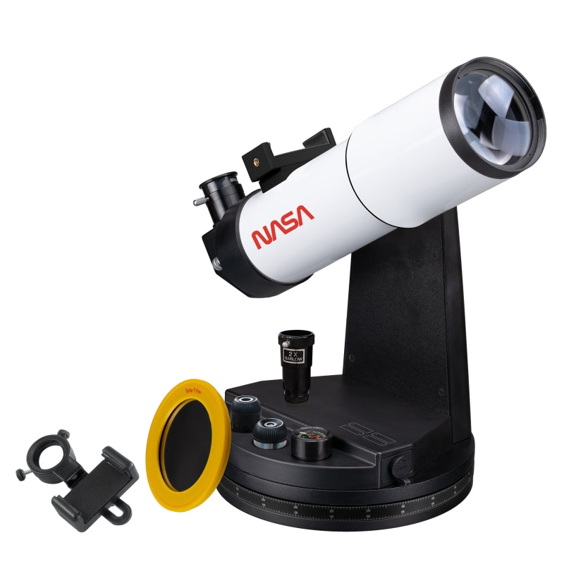 Télescope Bresser ISA Space Exploration NASA PushTo AR 70/350 Smart – Réfracteur de 70 mm avec application et filtre solaire