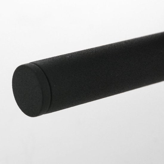 Spot Natasja 7902ZW : spot noir à 2 lampes en métal avec douilles GU10 à intensité variable, pour l'intérieur, au design moderne