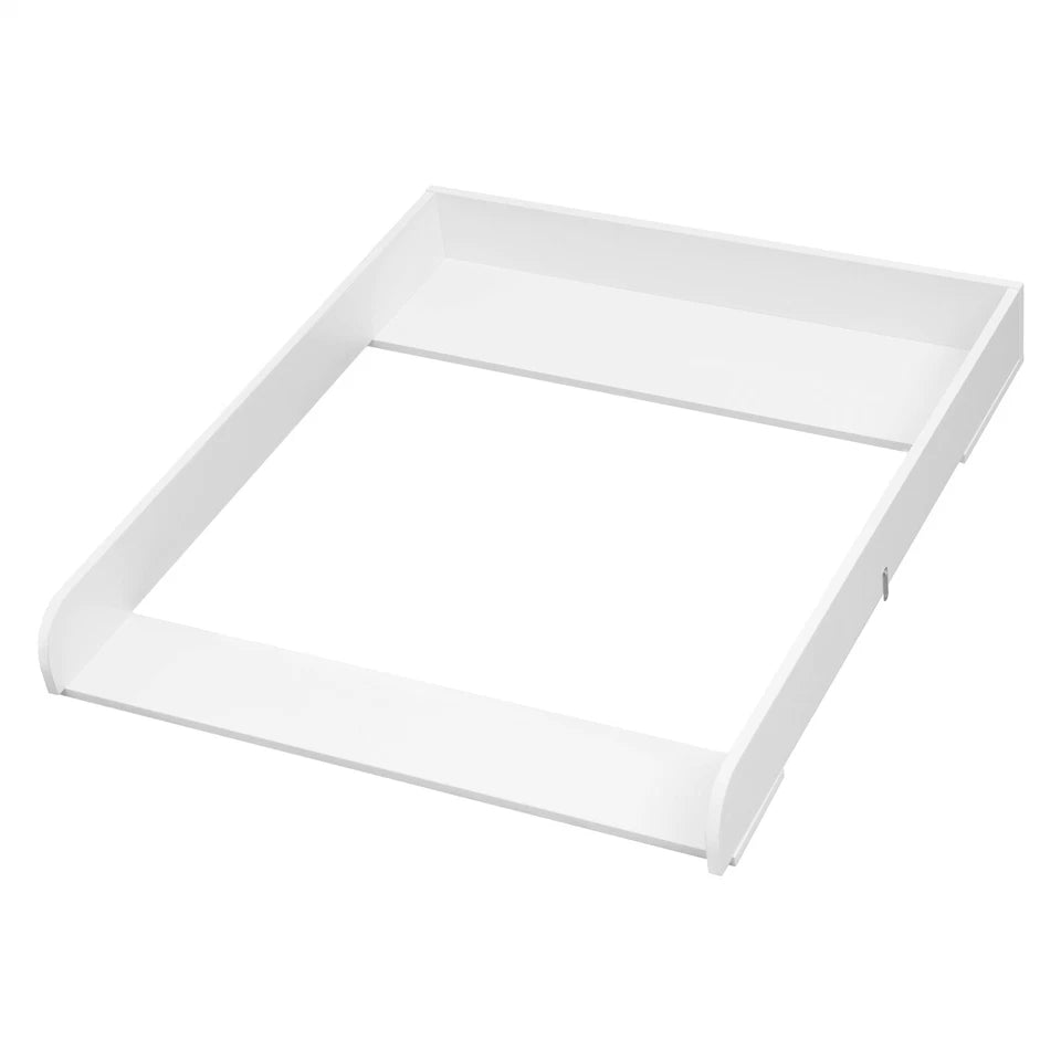 Matelas à langer Woltu - Modèle à poser - 80 x 70 x 10 cm - MDF - Blanc - Table à langer