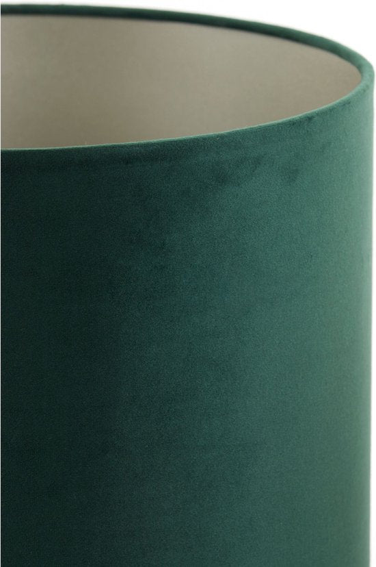 Light & Living Abat-jour cylindrique Velours - Vert - Ø50x38cm - Moderne