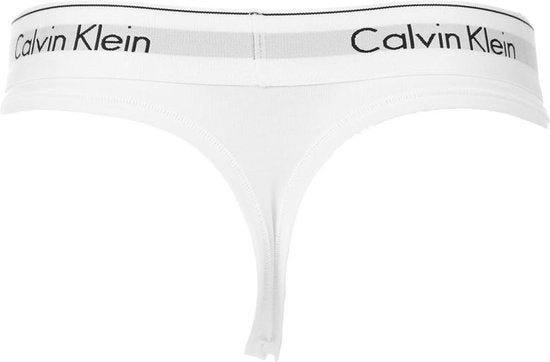Slip Calvin Klein - Taille XS - Femme - blanc
