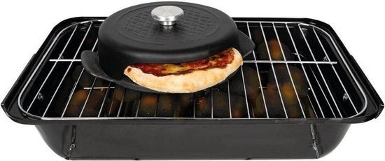 Boska Pizza Baker BBQ Mini - Noir - 23 x 19 x 6cm - Rond - Fonte