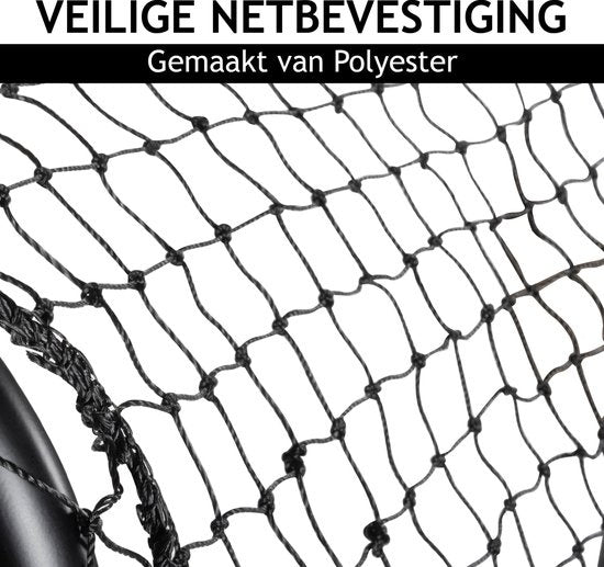 Cage de Football pour Enfants Dunlop - pour Jardin- montage facile - Filet de Football - noir/rouge 240 x 160 x 85 CM - métal