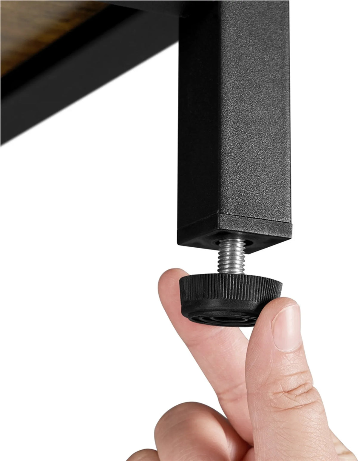 Meuble TV Yaheetech 106 x 40 x 50,5 cm - Brun rouille - Style industriel - Compartiments de rangement ouverts - 40 kg
