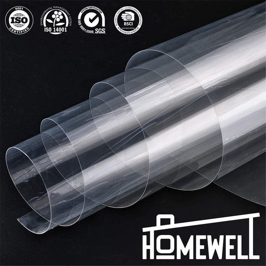 Homewell Film pour fenêtre HR++ 120x300cm - 99% de protection UV - Autocollant statique - Isolant - Transparent