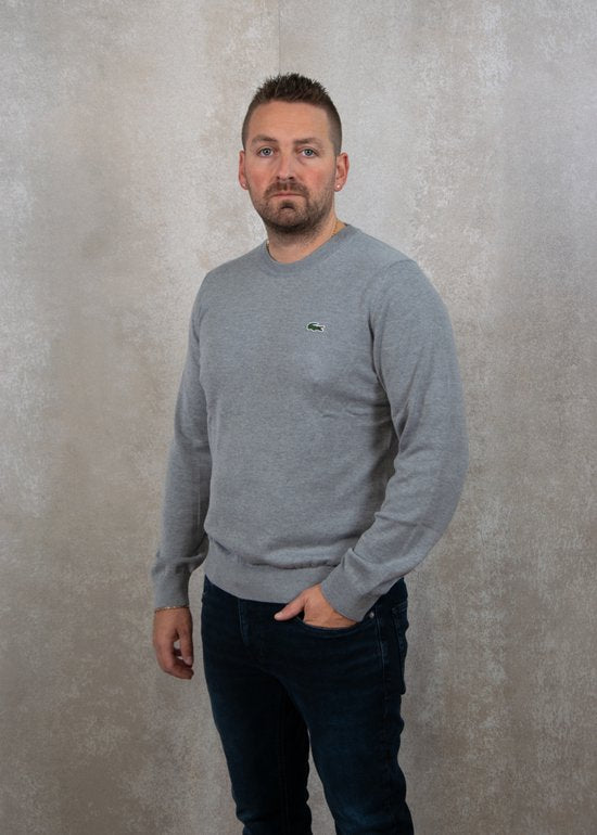 Pullover Lacoste Gris - Taille M - Hommes - Pullovers