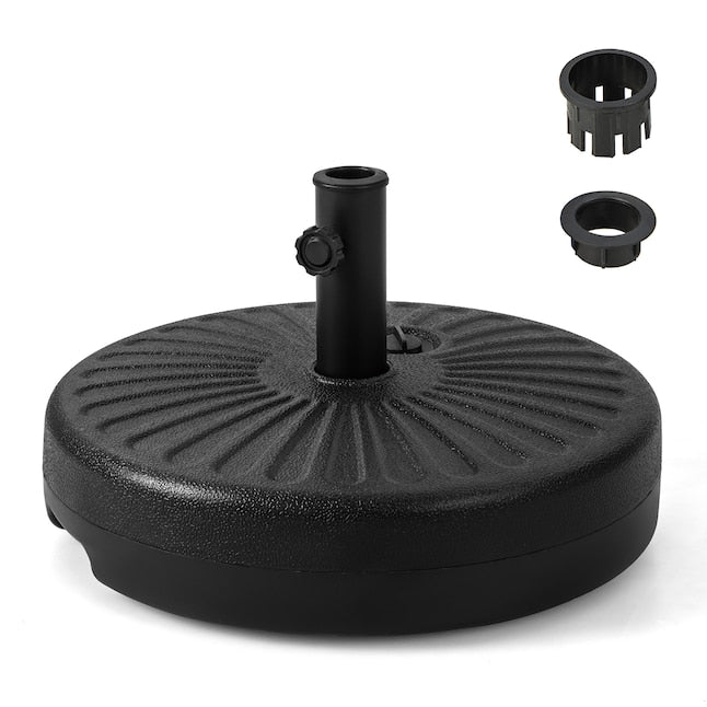 Base de parasol Coast - Remplissable - Ø51 cm - Max. 35 kg - Noir