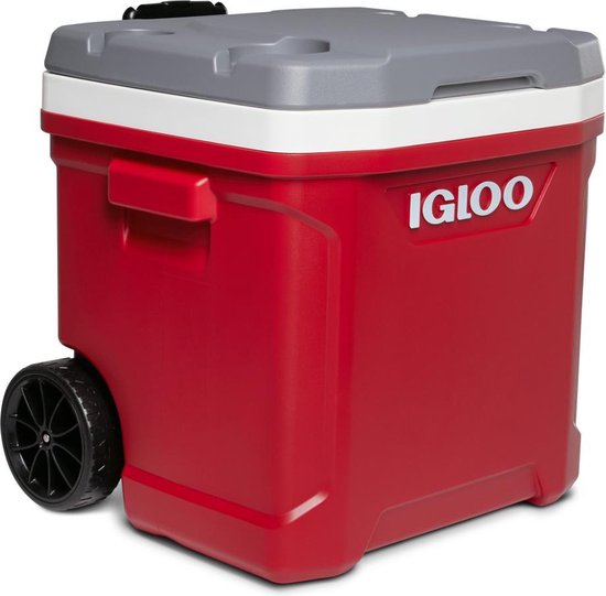 Igloo Latitude 60 Roller - Glacière à roulettes - 56 litres - Rouge