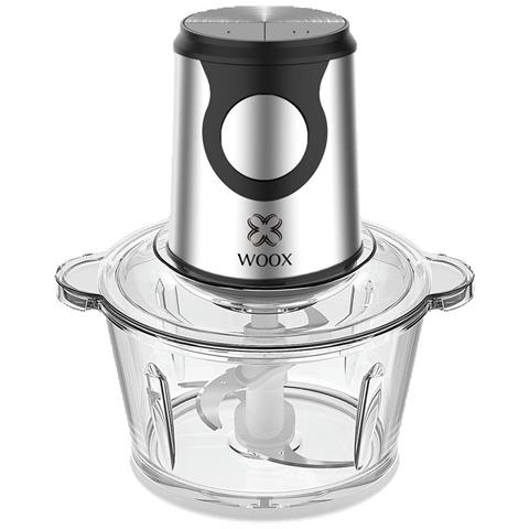 Hachoir électrique WOOX - Bol en verre de 2 L - 350 W - Double lame - 2 vitesses