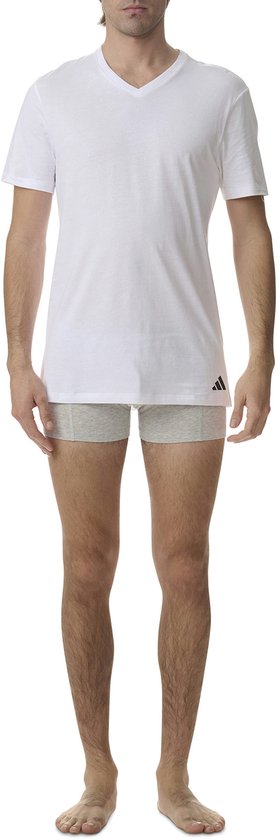 Adidas Sportswear - Active Core Cotton - T-shirts à col en V - Sous-vêtement pour homme - Blanc - Taille XL
