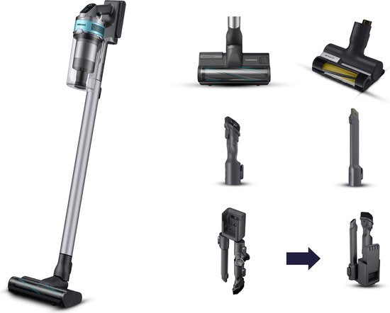 Samsung Jet 75E - 200W - Aspirateur à manche - avec Pet Tool - VS20B75AGR1