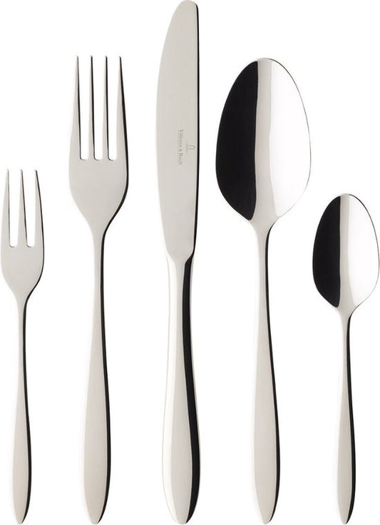 VILLEROY & BOCH - Annalena 18/10 - Set de couverts 6 personnes 30 pcs