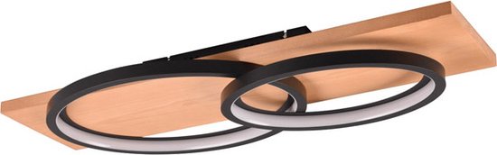 TRIO BARCA - Plafonnier - Noir mat - incl. 1x SMD 30W