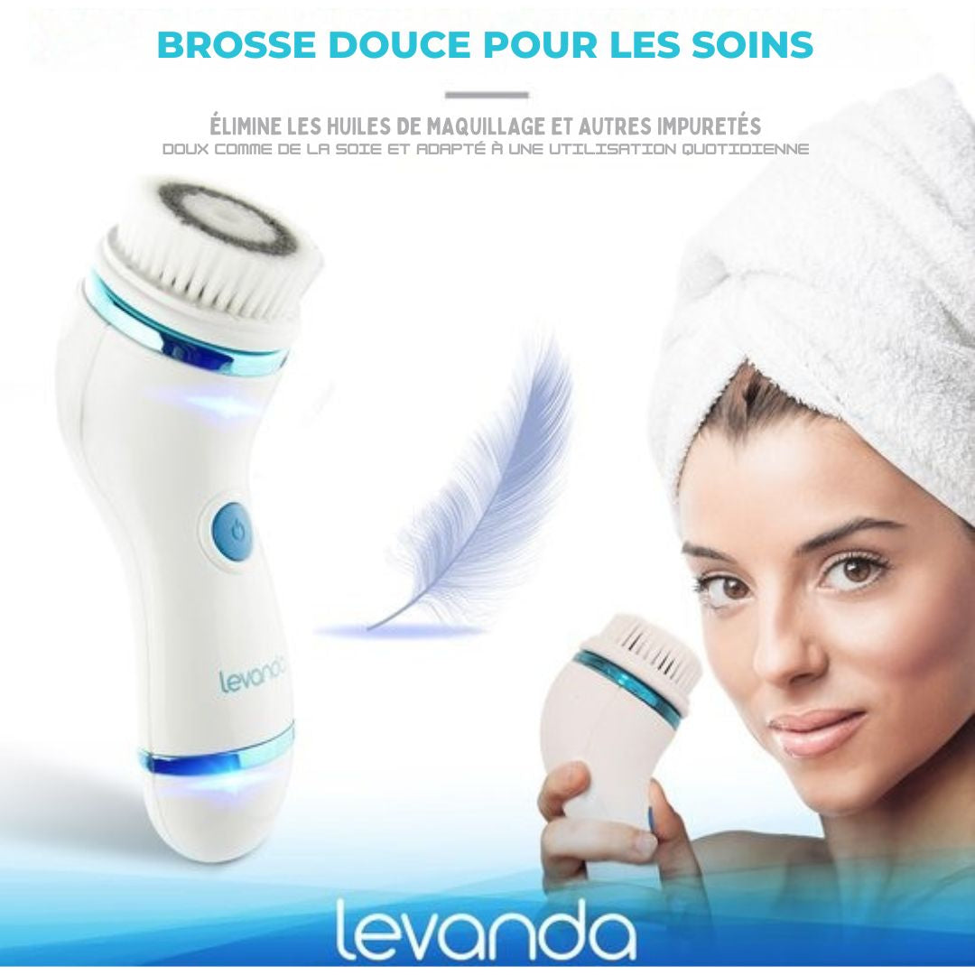 Têtes de brosse pour levanda brosse nettoyante électrique pour le visage Levanda  - blanc