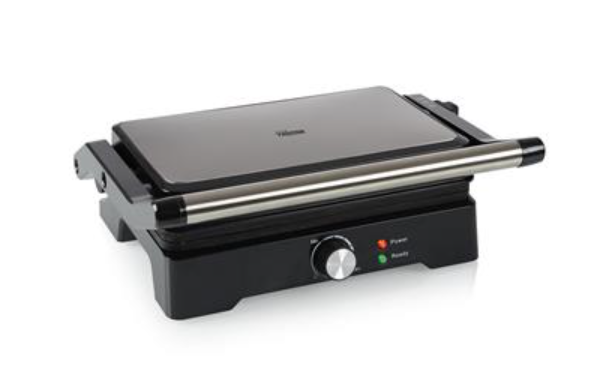 Grill de table Tristar GR-7908KL - 1 500 W - Ouverture à 180° - Revêtement antiadhésif - Noir