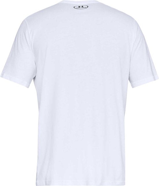 T-shirt de sport Under Armour UA M SPORTSTYLE LC SS-WHT pour homme - Blanc - Noir