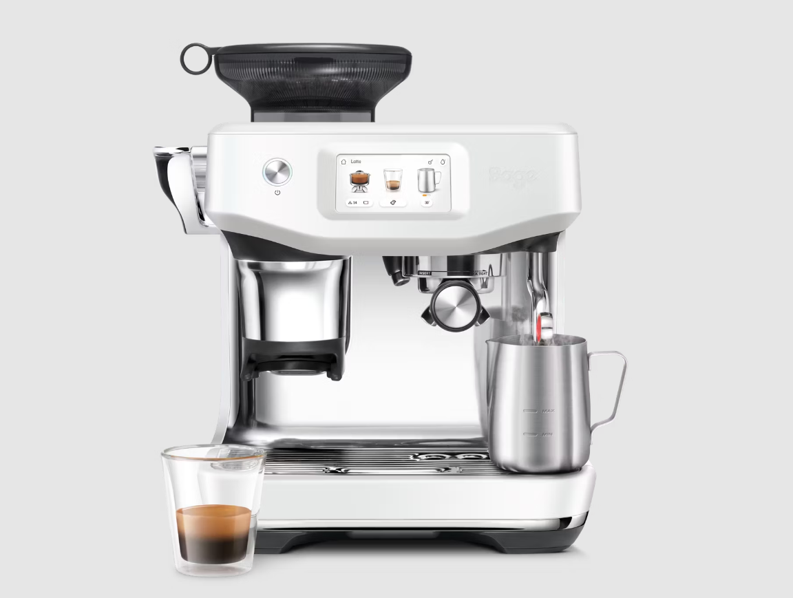 Sage de Barista Impress Touch Machine à café - acier inoxydable - 36 x 34 x 41.5 cm - Couleur sel de mer