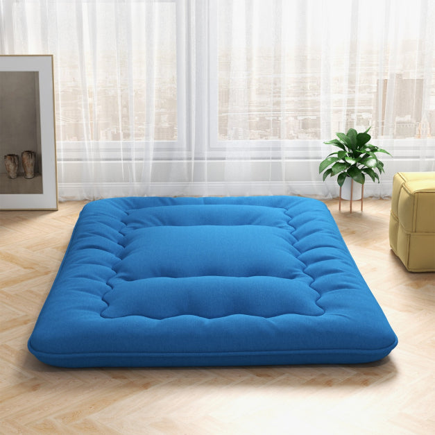 Coast Floor Mattress - Microfibre & Polyester - Sac de transport inclus - 140 x 200cm - Bleu