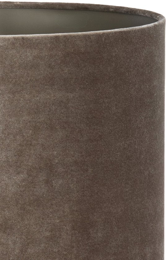 Light & Living - abat-jour - Palata - brun - textile - Ø 20cm - E27 - 2220379