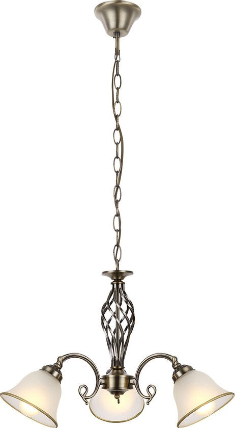 Lustre Globo Odin LED - Classic - Laiton avec verre dépoli 2