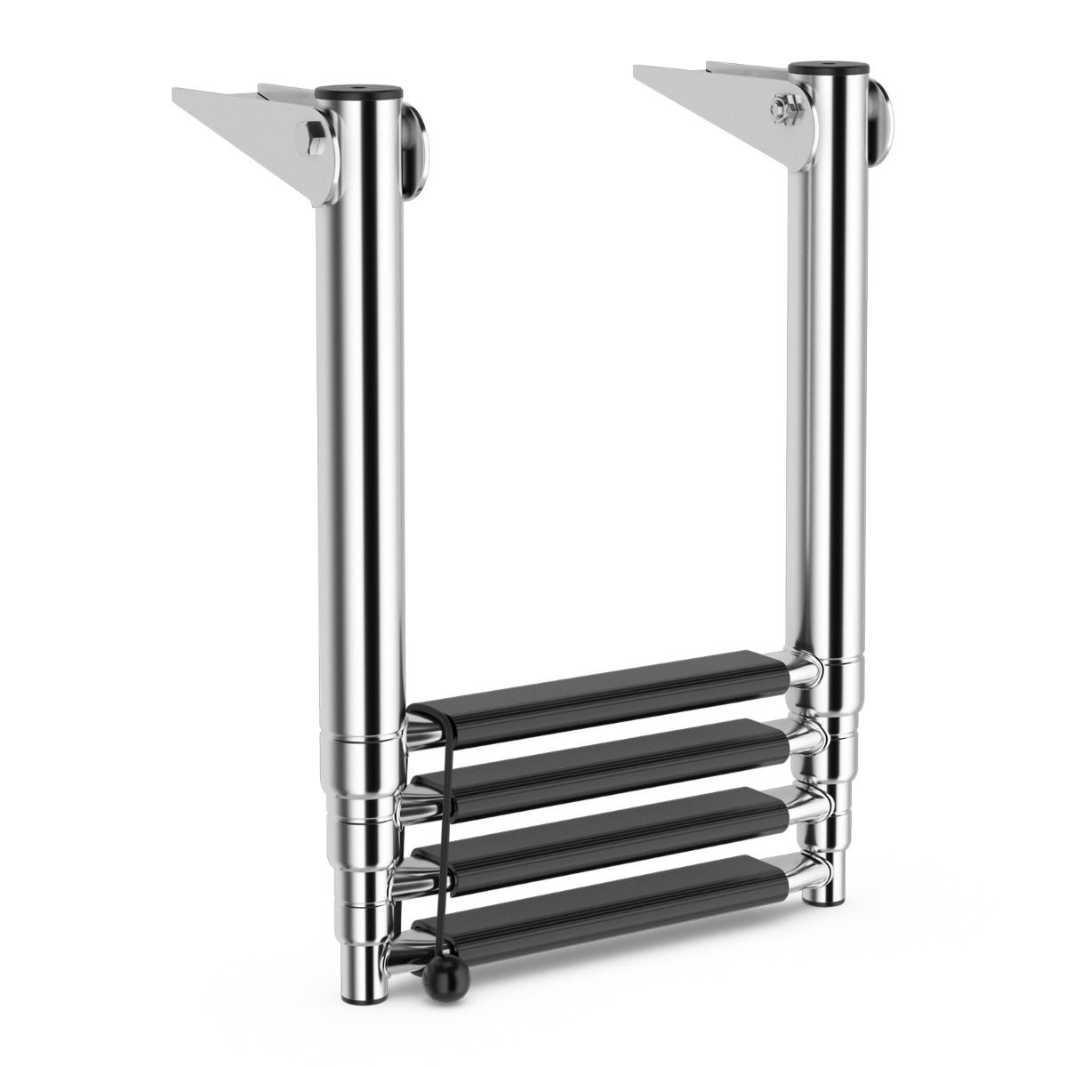 Coast Telescopic Boat Ladder 4-Stage - Anti-dérapant - Acier inoxydable - Capacité 227kg - Couleur argentée