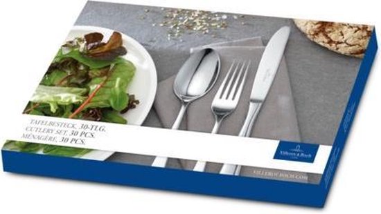 VILLEROY & BOCH - Annalena 18/10 - Set de couverts 6 personnes 30 pcs