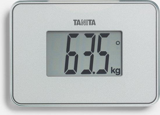 Petite balance - La plus petite mini-balance numérique au monde - Format de voyage avec housse de protection - Blanche - TANITA® HD-386