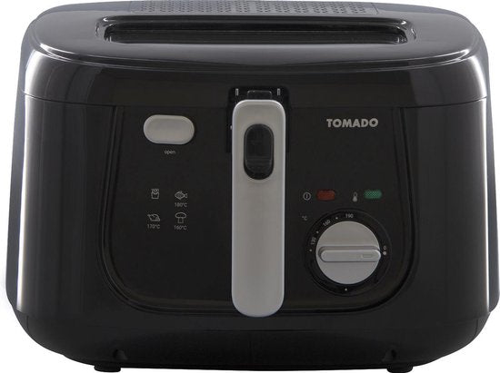 Tomado TDF2501B - Friteuse - 2.5 litres - Filtre anti-odeur - Friteuse plastique - Sans PFAS - Noir
