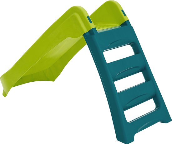 Toboggan Palplay pliant 4ft citron/bleu