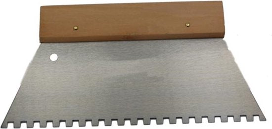 Toolland Peigne à colle, denture carrée 6 x 6, 245 mm