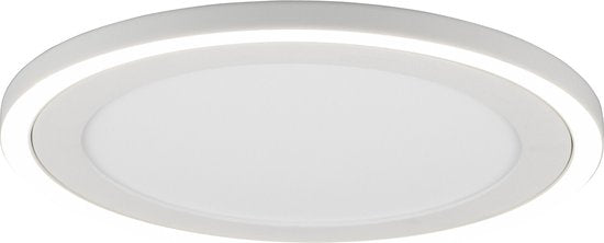 Reality - Lampe de plafond LED - Plafonnier - 24,5W - Blanc naturel 4000K - Rond - Blanc - Plastique