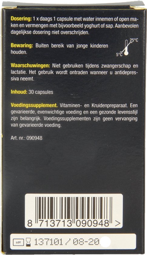 Lucovitaal Équilibre émotionnel, 30 gélules