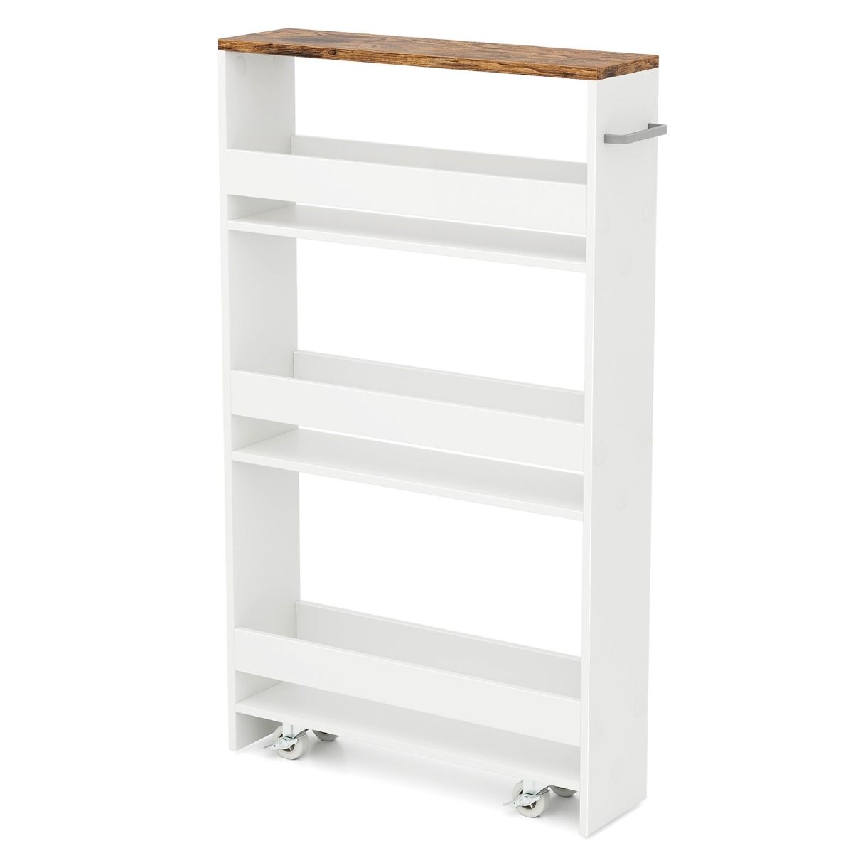 Coast Herb Rack mobile - 4 couches - étroit - 48 x 13 x 81 cm - blanc