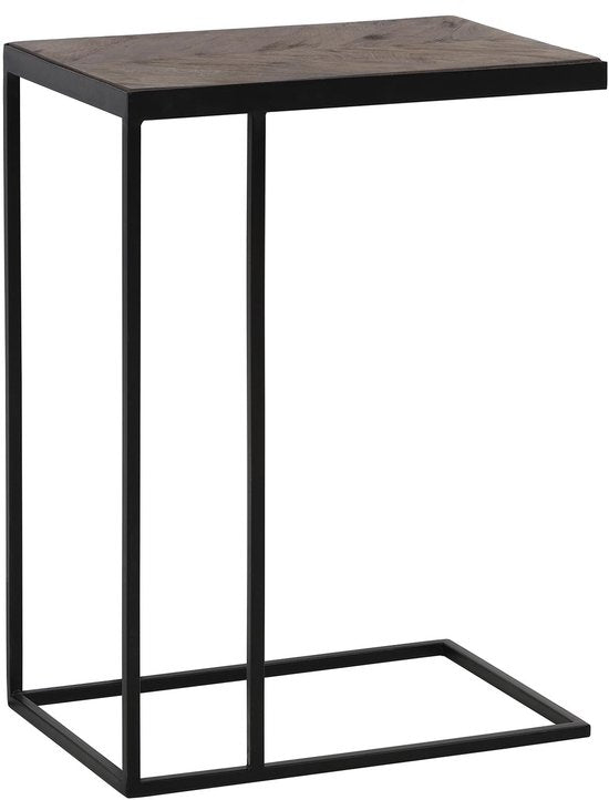 Light & Living Table d'appoint Chisa - Marron - 45x30x62cm - Moderne