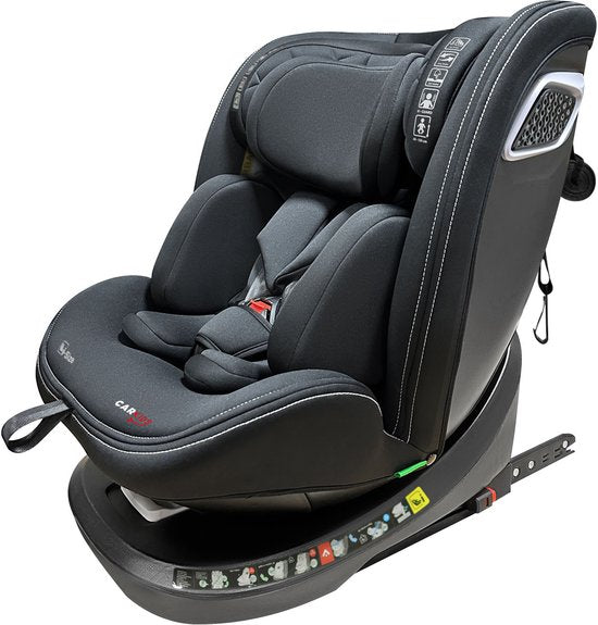 Siège auto Carkids I-Size Noa, orientable à 360°, 40-150 cm, Isofix + SPS, noir