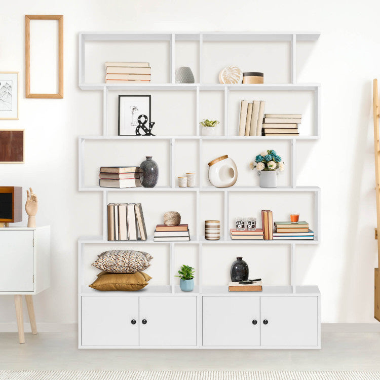 Bibliothèque Coast - à 6 niveaux - armoire à portes -