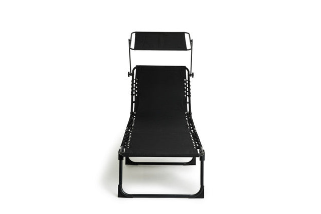909 Chaise longue d'extérieur avec auvent
