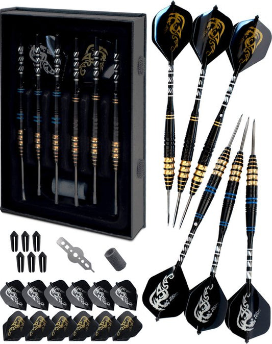 WINDSOR® Cavalier 3 Darts Set - Incl. boîte de rangement, fléchettes