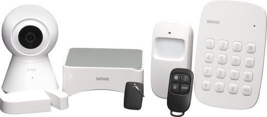 Denver SHA-150 - Sécurité domestique intelligente - Système d'alarme domestique intelligent - TUYA - Blanc